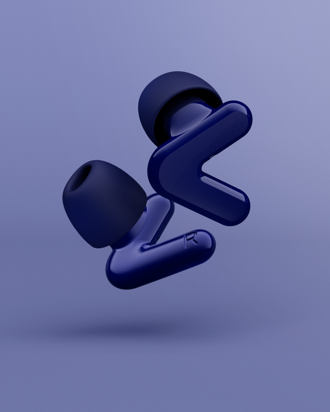 Render van Alpine Tune oordoppen in dark-blue